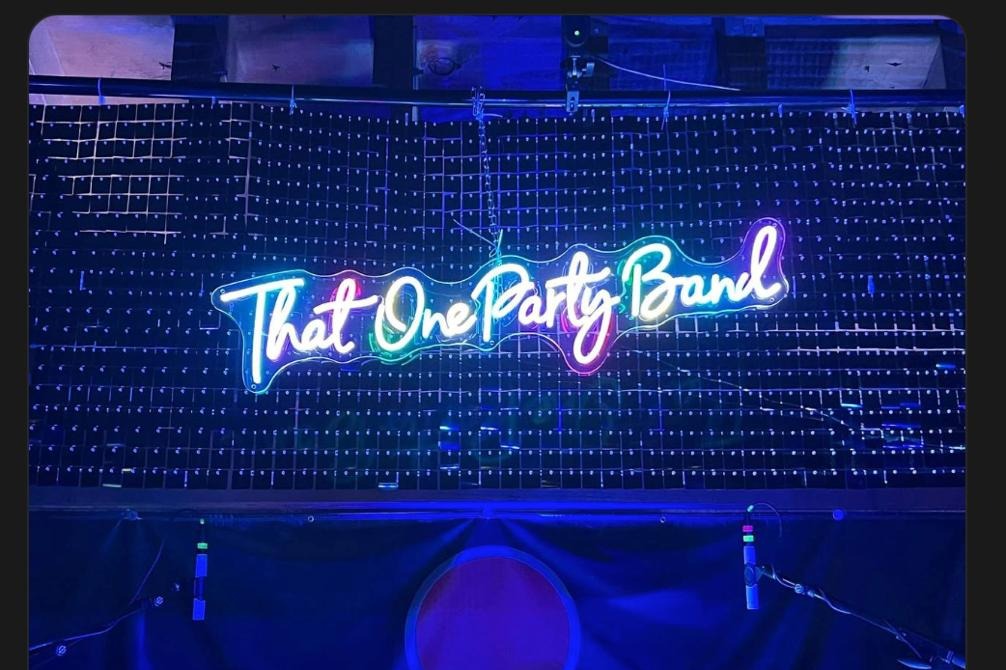 That One Party Band neon sign